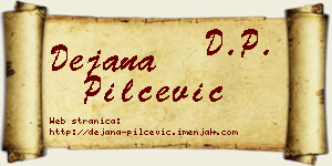 Dejana Pilčević vizit kartica